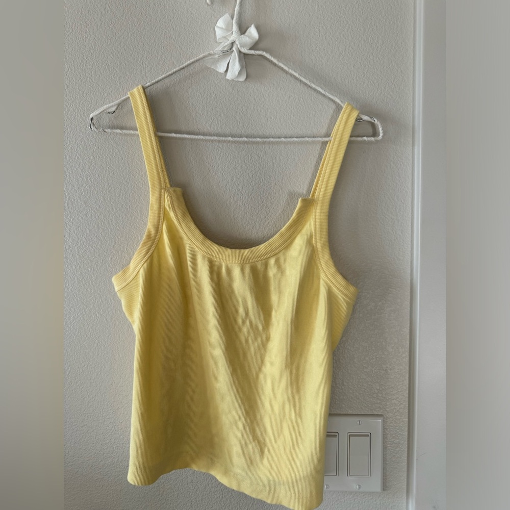 Anthropologie Yelllow Tank